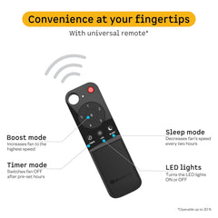 Atomberg Studio Nexus Smart 1400mm BLDC Ceiling Fan with IoT & Remote Control (Ritz Blue) | AT-148