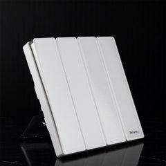 Belamy White 4 Gang 1 Way Switch | BE-150-SW