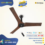 Atomberg Aris 48" Silent Energy Efficient BLDC Motor With Smart IoT and IR Remote Ceiling Fan (Dark Teakwood) AT-128