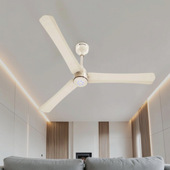Atomberg Renesa Halo Smart 1400mm BLDC Ceiling Fan with Remote Control & LED Indicators (Seasand Ivory)  | AT-157