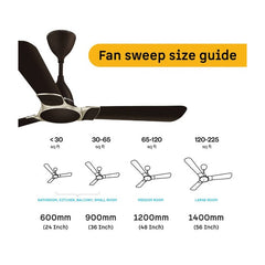 Atomberg Erica Nuvo 1200mm BLDC Ceiling Fan  (Blaze Brown) | AT-161