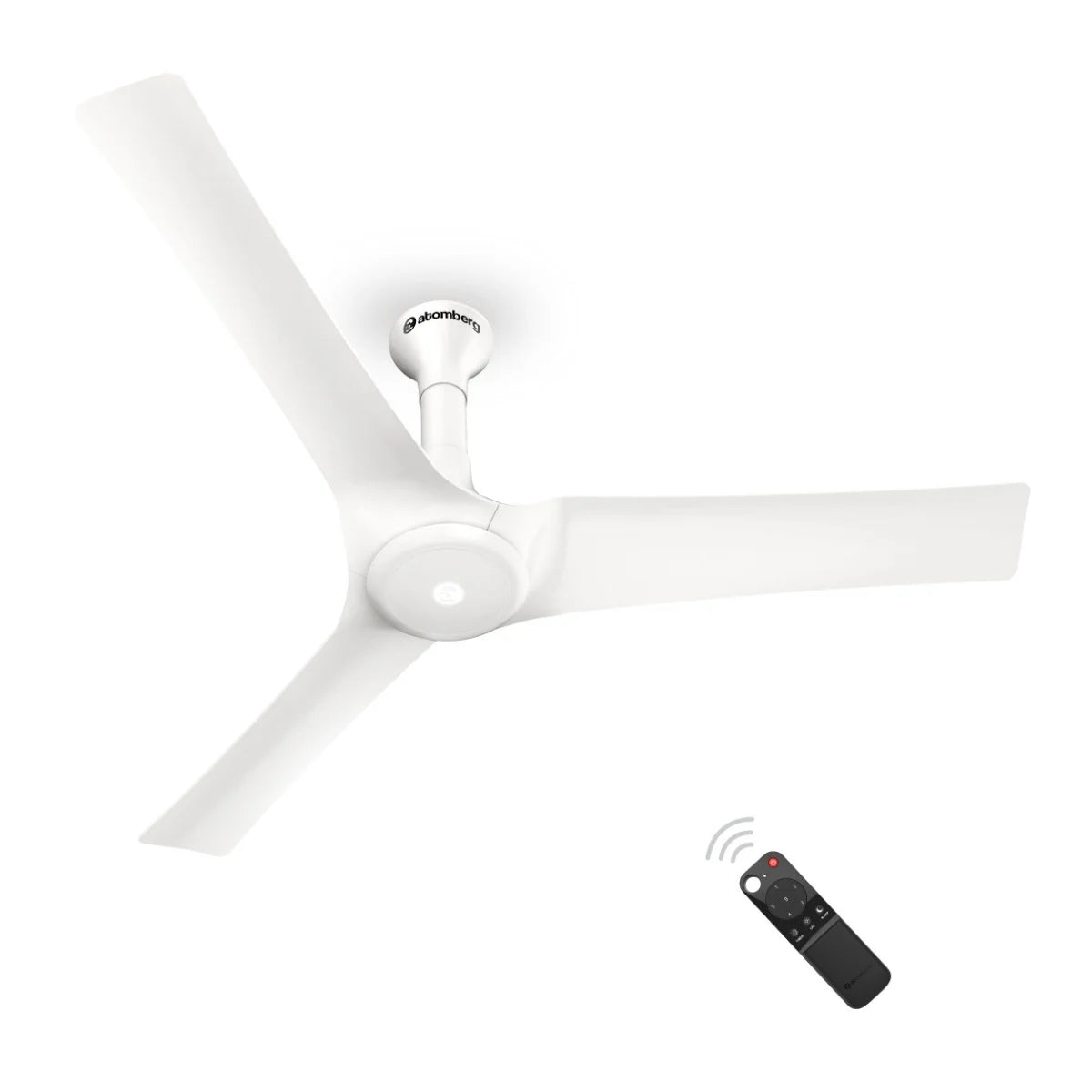 Atomberg Aris 48" Silent Energy Efficient BLDC Motor With Smart IoT and IR Remote Ceiling Fan (Marble White) AT-127