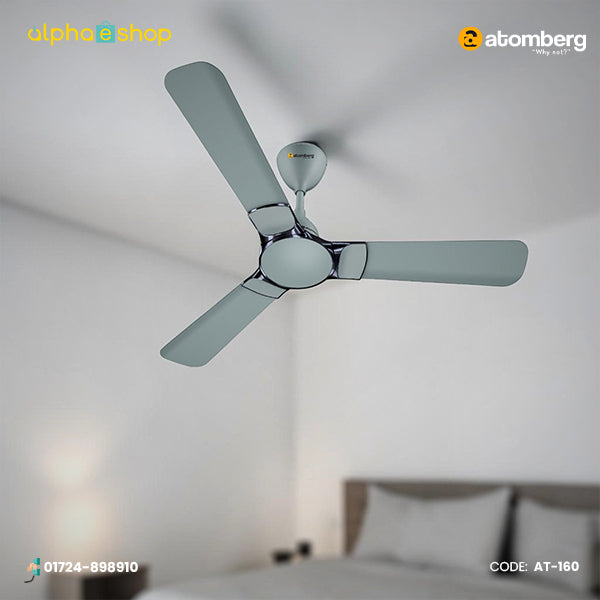 Alphaeshop banner at-160.jpg for Atomberg Erica Nuvo 1200mm BLDC ceiling fan in misty teal.