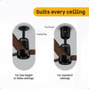 Atomberg Renesa Elite smart fan banner showing installation options using a ceiling plate for false ceilings or a top canopy for standard ceilings.