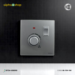 Belamy Sky Grey 1 Dimmer With Switch | BE-104-SW