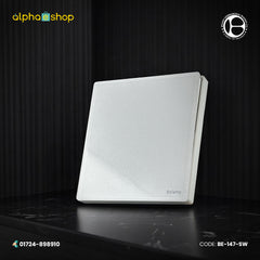 Belamy White 1 Gang 1 Way Switch | BE-147-SW