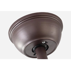 Breezelux 34" Modern Decorative Silent ABS Blade Underlight with Remote Ceiling Fan  (Silver) BL-2506