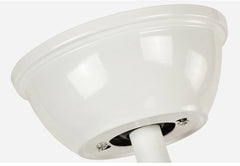 Breezelux 36" Modern Decorative Silent ABS Blade Underlight with Remote Ceiling Fan (White) BL-2066-WH