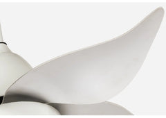 Breezelux 36" Modern Decorative Silent ABS Blade Underlight with Remote Ceiling Fan (White) BL-2066-WH