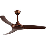 Breezelux Alpha 52" Modern Decorative Silent ABS Blade Remote Ceiling Fan (Coffee) BL-2526