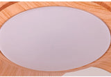 Breezelux Alpha 60" Modern Decorative Silent ABS Blade Underlight with Remote Ceiling Fan (Light Wood Grain) BL-2528
