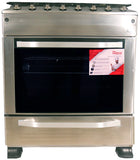 Burner with Gas Oven 30" RZ GO 760 (Grey) RZ-1349-GO