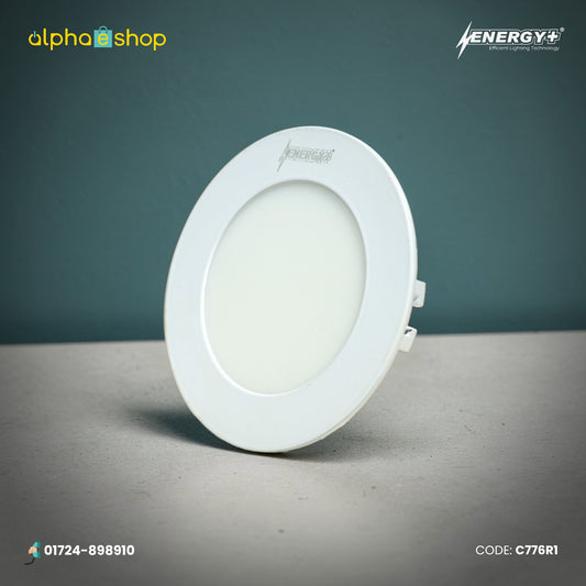 Energy Plus 776 - 6W Round LED Concealed Panel Light (White) | C776