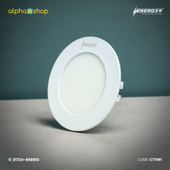 Energy Plus 776 - 6W Round LED Concealed Panel Light (White) | C776