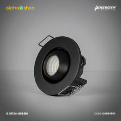 Energy Plus 6045 - 3W Round LED Concealed Spot Light (Black)| CS6045