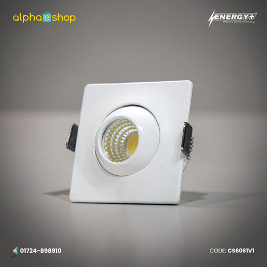 Energy Plus 6061 - 3W Square LED Concealed Spot Light (White)| CS6061