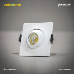 Energy Plus 6061 - 3W Square LED Concealed Spot Light (White)| CS6061