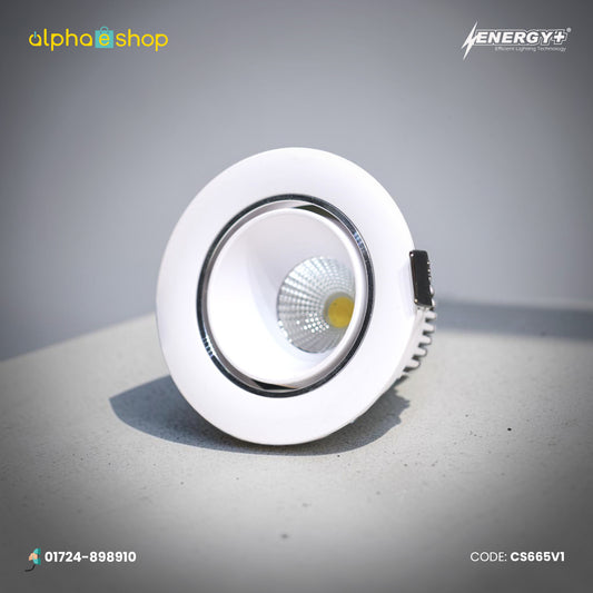 Energy Plus 665 - 7W Round LED Concealed Spot Light (White)| CS665