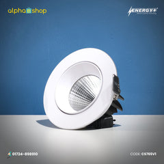 Energy Plus 765 - 7W Round LED Concealed Spot Light (White)| CS765