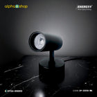 Energy Plus 22018 black LED surface mounted track spot light with cylindrical adjustable head, model EP-22018-BK.
