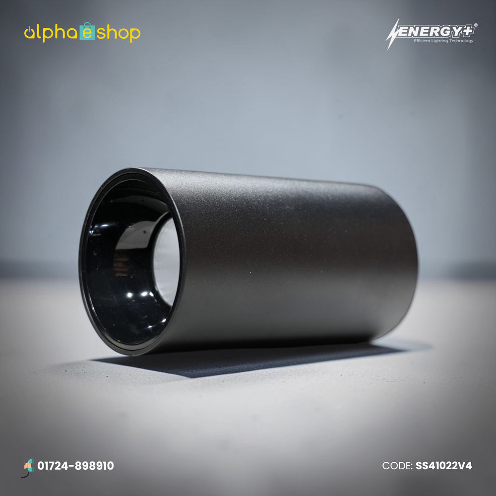 Energy Plus 41022 15W LED surface spot light in black with cylindrical housing and recessed reflector, model SS41022.