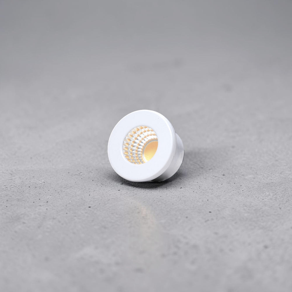 Energy Plus 6180 1W concealed spot light in white with gold reflector and compact recessed design, model CS6180.
