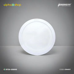 Energy Plus 24W Round LED Concealed Panel Light in White with model C944V1