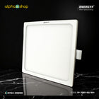 Energy Plus Salvi square LED concealed panel light in white, slim panel design, model EP-1092-SQ-WH.