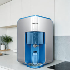 Havells UV Plus Ultraviolet Water Purifier - Unique 5 stage RO + UV Water Purifer ( White/Sky Blue) H-2006-WP