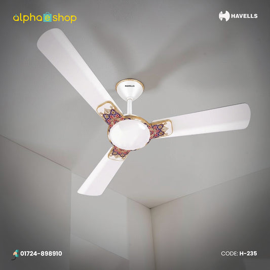 Havells ENTICER ART AAFREEN 56''  PEARL WHITE H-235