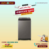 Haier 7kg Top Load Automatic Washing Machine (Grey) HR-3250-WM