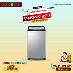 Haier 10 KG Top Load Washing Machine (Grey) HR-3255-WM