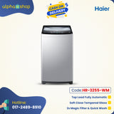 Haier 10 KG Top Load Washing Machine (Grey) HR-3255-WM