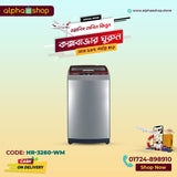 Haier 7.5 kg Top Load Automatic Washing Machine (Silver-Grey) HR-3260-WM
