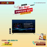 Haier H65K66UG - 65" Bezel Less 4K Google Android 11 Smart TV (Black) HR-3263-TV
