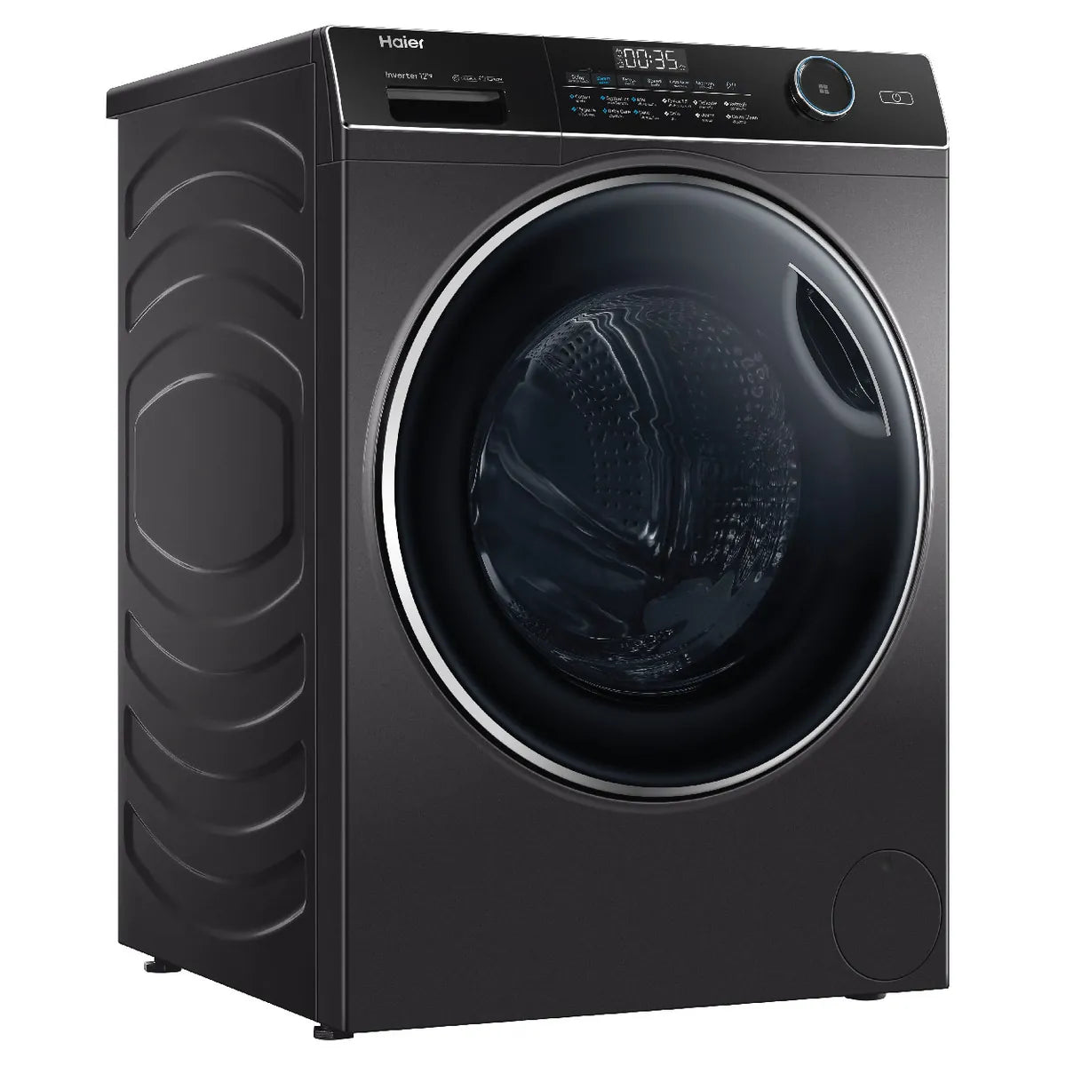 Haier 12Kg Front Loading Washing Machine (Gray) HR-3249-WM