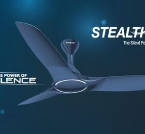 Havells Stealth Air 48" BLDC Energy Savings Remote Ceiling Fan (Indigo Blue)  H-309
