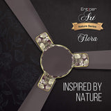 Havells ENTICER ART - ES Flora  Nature Series 48 Inch Ceiling Fan (Espresso Brown) H-289