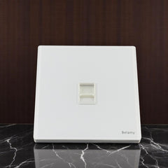 Belamy White Telephone Socket | BE-159-SW