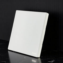 Belamy White Blank Plate | BE-160-SW