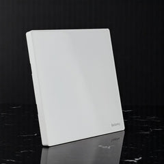 Belamy White Blank Plate | BE-160-SW