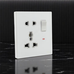 Belamy White 1 Gang 5-PIN  Socket | BE-152-SW