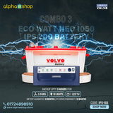 Luminous Volvo Super Backup IPS Combo-3 (Eco Watt Neo 1050) IPS-103