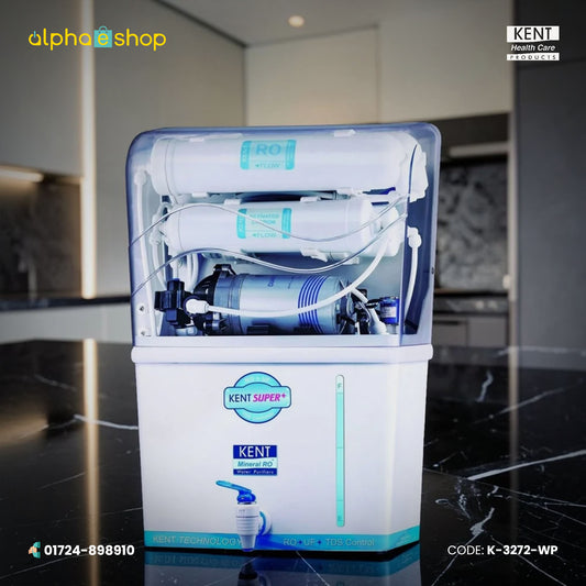 KENT Super+ WALL MOUNTED RO WATER PURIFIER (White) K-3272-WP