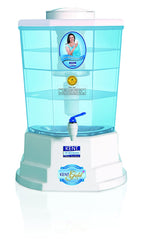 KENT Gold+ Gravity-Based Water Purifier (White & Blue) K-3005-WP