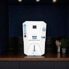 White KENT Crystal Star Smart RO water purifier with digital display and Mineral RO technology K-3271-WP.