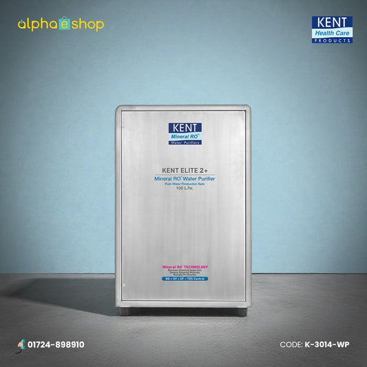 Kent Elite 2+ under the counter commercial water purifier featuring Mineral RO technology with RO, UV, UF, and TDS control.