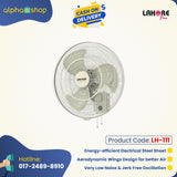 Lahore 16'' Wall Fan (Off White ) LH-111