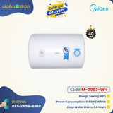 Midea Water Heater - D 30 Ltr (White) M-3083-WH