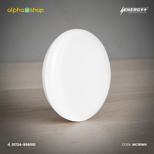 Energy Plus Moon 2026 - 18W Round LED Concealed Panel Light (White) | MC18